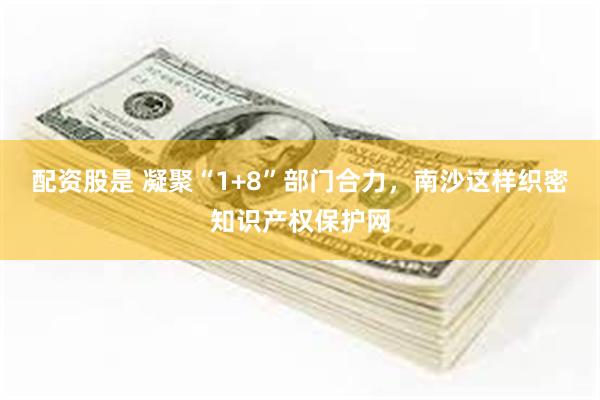配资股是 凝聚“1+8”部门合力，南沙这样织密知识产权保护网