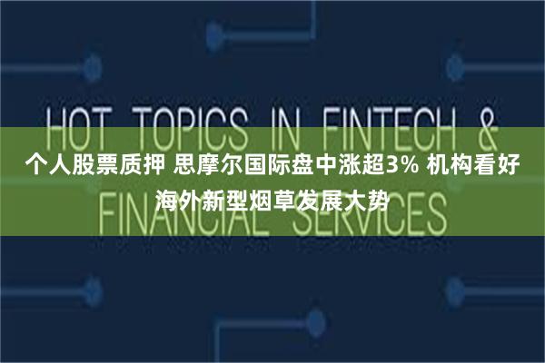 个人股票质押 思摩尔国际盘中涨超3% 机构看好海外新型烟草发展大势