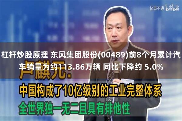 杠杆炒股原理 东风集团股份(00489)前8个月累计汽车销量为约113.86万辆 同比下降约 5.0%