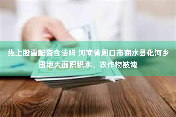 线上股票配资合法吗 河南省周口市商水县化河乡田地大面积积水、农作物被淹