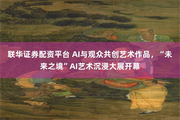 联华证券配资平台 AI与观众共创艺术作品，“未来之境”AI艺术沉浸大展开幕