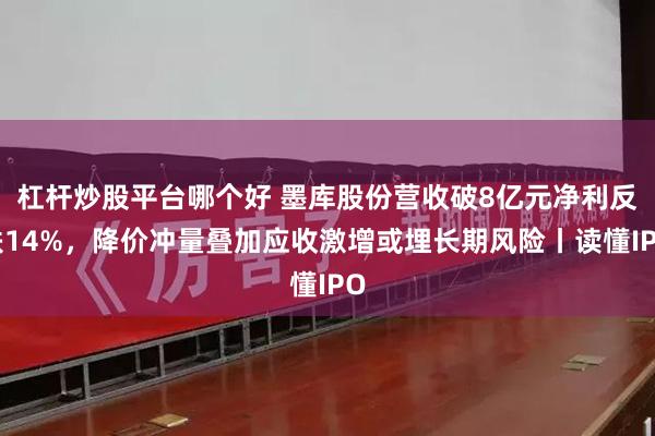 杠杆炒股平台哪个好 墨库股份营收破8亿元净利反跌14%，降价冲量叠加应收激增或埋长期风险丨读懂IPO