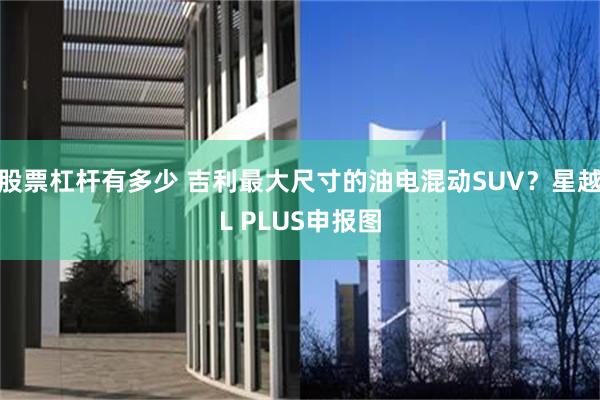 股票杠杆有多少 吉利最大尺寸的油电混动SUV？星越L PLUS申报图