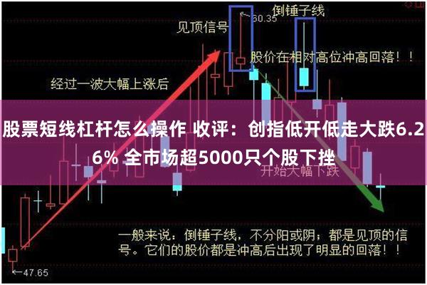 股票短线杠杆怎么操作 收评：创指低开低走大跌6.26% 全市场超5000只个股下挫