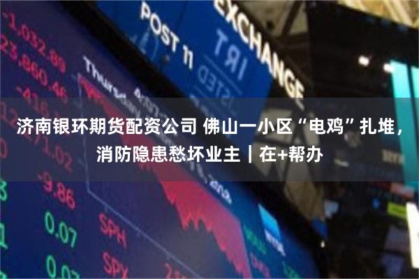 济南银环期货配资公司 佛山一小区“电鸡”扎堆,消防隐患愁坏业主|在+帮办