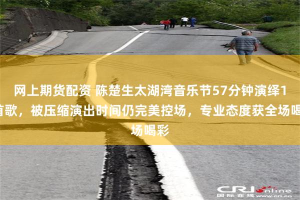网上期货配资 陈楚生太湖湾音乐节57分钟演绎11首歌，被压缩演出时间仍完美控场，专业态度获全场喝彩