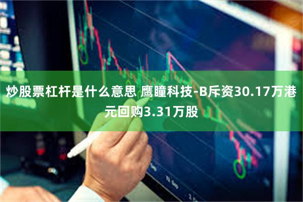 炒股票杠杆是什么意思 鹰瞳科技-B斥资30.17万港元回购3.31万股
