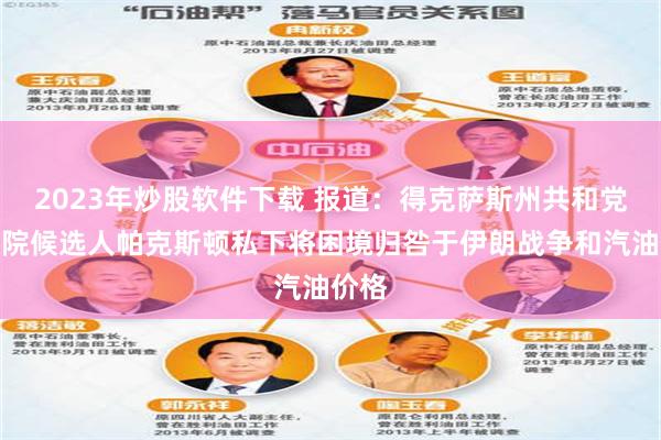 2023年炒股软件下载 报道:得克萨斯州共和党参议院候选人帕克斯顿私下将困境归咎于伊朗战争和汽油价格